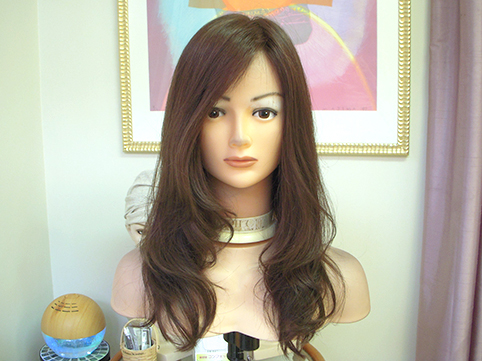 前髪なしのロングレイヤースタイル | 医療用ウィッグ専門の美容室 